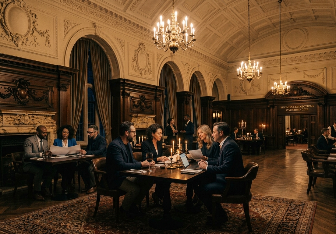 One Club members connecting at an exclusive event
